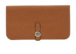 Hermes Dogon Wallet, Clemence Leather, Gold, T(2015), 2*